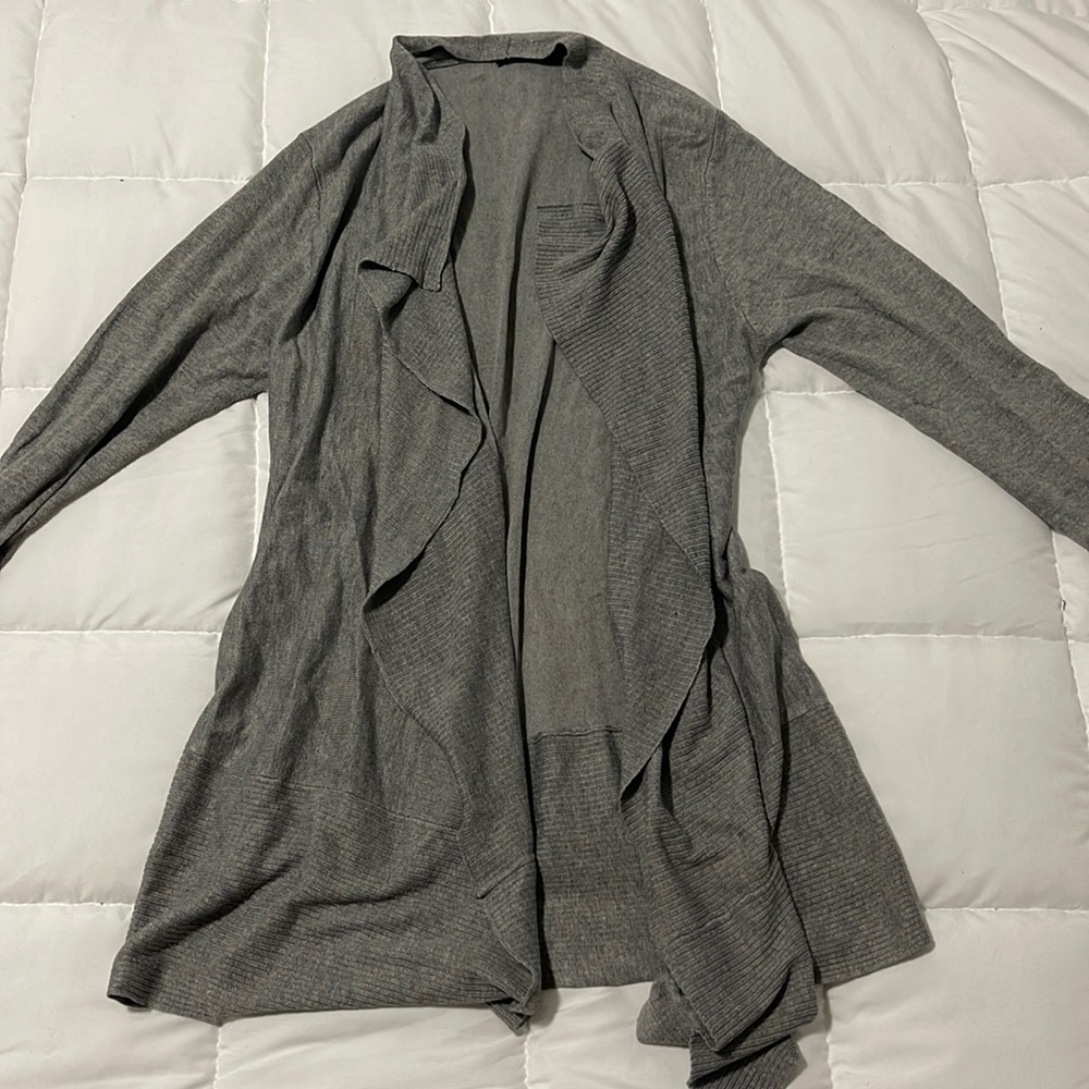 Grey cardigan